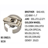 Bobbin Case Standard Type  use for  Brother BAS-400, LE2-B861-1, -7    Juki  DDL-272, LZ-271   Golden Wheel CS-335BH, 335U, 8703