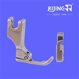 P36N-NF Hinged Right Toe Narrow Zipper Presser Foot for Industrial Single Needle Lockstitch Needle Feed Sewing Machine