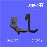 240517+240518 Walking Presser Foot/Walking Foot Left Toe Zipper Foot Set For Consew 206RB, Singer 111G, 111W