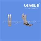 SP4040-NF Double Toe Even Hinged Zipper Foot 4mm for Single-needle Lockstitch Needle Feed Sewing Machine