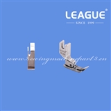 SP360 (121947H) Left-Narrow Hinged Zipper Presser Foot for Industrial Lockstitch Single Needle Sewing Machine