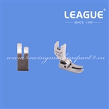 P35 Standard Staggered Toe Hinged Plain Presser Foot for High Shank Single Needle Lockstitch Industrial Sewing Machines