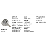 Rotary Hook Lager Tpye With Shaft  use for Brother T-8752A-403, LT2-B875-403, -405   Siruba T828-72, T828-72-H-U, T828-75-H-U    Sunstar  KM-790BL-7 