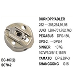 Bobbin Case Specia Type  use for Durkopp  252-255, 264, 91, 98   Juki  LBH-761, 762, 763   Pegasus  DPS-150, -2, -4  