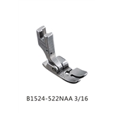B1524-522NAA  3/16  Full Steel Presser Foot