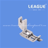 SP18-1/8 Presser Foot Steel-sided Zipper Foot, Hinged Presser Foot with 1/8 Spring Loaded Right Guide