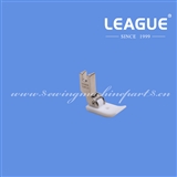 T69R 1/4 Teflon Presser Foot Piping groove Right side of the foot and needle hole plastic presser foot