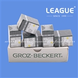 GROZ-BECKERT brand sewing machine needles DPX35, 134-35 Nm 180/24 for many commercial walking foot (compound feed) industrial sewing machines for sewing leather, canvas, vinyl, denim, plastics and other thick materials