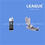 SP18-3/32 Presser Foot Steel-sided Zipper Foot, Hinged Presser Foot with 3/32 Spring Loaded Right Guide