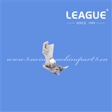 presser foot with spring guide SG65L Hinged Raising Foot Left Compensating Foot with Guide for Lockstitch