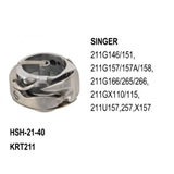 Rotary Hook Standard Type With Shank  use  for  Singer  211G146/151, 211G157/ 157A/ 158, 211G166/ 265/ 266