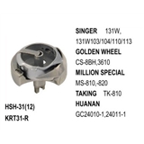 Rotary Hook Standard Type With Shank use for Singer  131W, 131W103/ 104/ 110/ 113  Golden Wheel  CS-8BH, -3610   